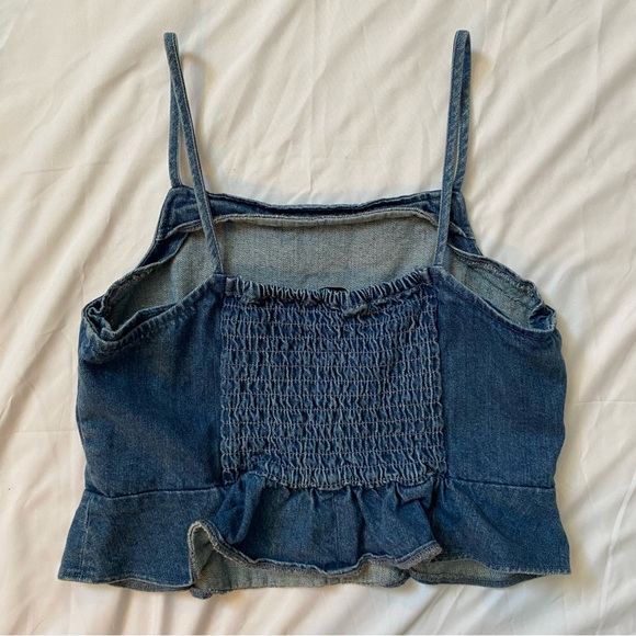 Blue Denim Women's Tank Top Cami - Picture 2 of 9